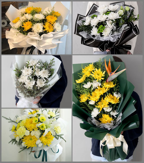 安徽芜湖市无为县陡沟镇五一村白事花束代送